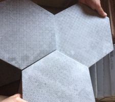 Carrelage hexagonal