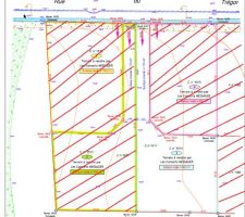 Voici l?implantation du terrain