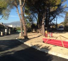 Travaux du lotissement