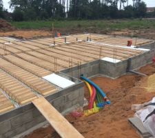 Préparation de la dalle