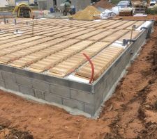 Préparation de la dalle