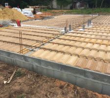 Préparation de la dalle