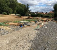 Les travaux rue du petit chemin