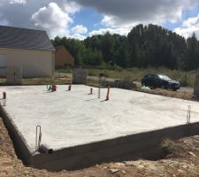 Dalle faite avant le d&eacute;part en vacances des artisans