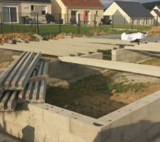 Préparation avant le coulage de dalle