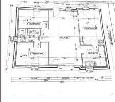 Plan de notre maison en 2004