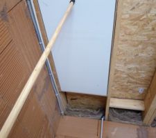 Plancher au-dessus du garage.