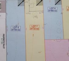 Division de terrain lot 7 pour nous