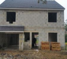 L'avant de la maison