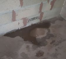 On regarde un peu le Placo au sous sols afin de s assurer que la maison soit étanche avec le crépi car on a encore une nouvelle infiltration d eau.
Sérieusement sans jeux de mots c est la goutte qui fait déborder le vase.