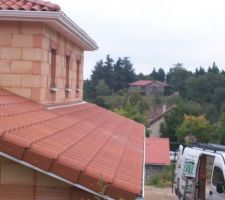 Isolation jointure du toit