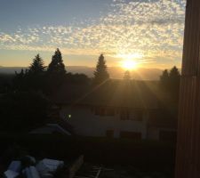 Vue de la suite parentale sur le lac de Geneve