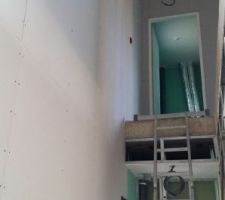 Plaquage trémie terminé! Ouf une bonne chose de faite!
