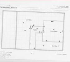 Plan réseau électrique des combles