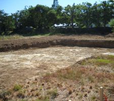Fin du terrassement