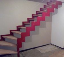 Escalier bois metal