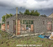 Élévation des murs RDC