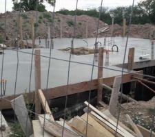 Dalle haute du sous sol