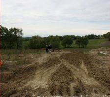 Terrassement et viabilisation du chemin