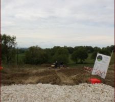 Création du passage et encailloutage