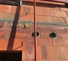 &eacute;l&eacute;vation des murs de l'&eacute;tage