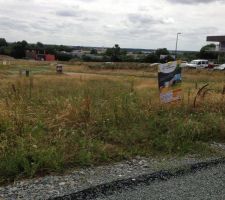 Terrain avant le d&eacute;but des travaux