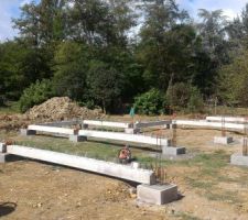 La création du vide sanitaire après les pieux