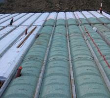 Pr&eacute;paration avant coulage de la dalle