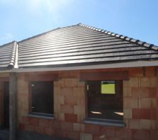 Maison couverte, frisette PVC livr&eacute;e