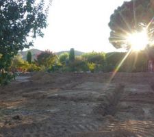 Terrassement terminé