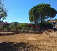 Terrassement en cours