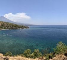 Photo de vacances à Bali, vue sur la plage d'Amed