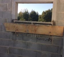 Appui de fenêtre de la salle de bain