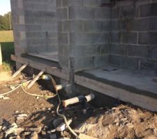 Finitions garage et porche d'entrée