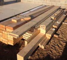 La charpente livrée !