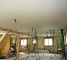Plafond rez de chaussée terminé