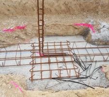 Ferraillage en place