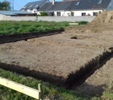 Terrassement des fouilles