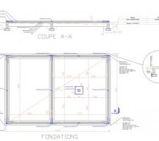 Plan EXE des fondations