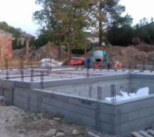 Isolation plancher avant coulage de la dalle