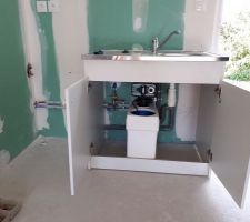 Mardi 1er août 2017 : Installation du purificateur d'eau par la SOFATE