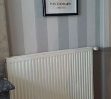 Radiateur salle d'eau de la chambre parentale changé.