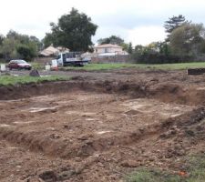 Creusement des fondations