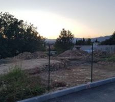 Le terrassement commence !!!