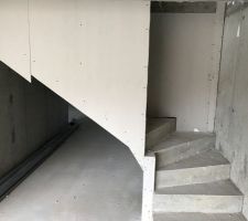 Cloisonnement escalier