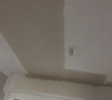 Plafond de la buanderie