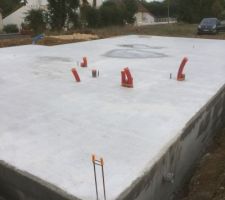 Dalle coulé le 21/09/17/