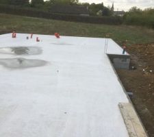Dalle couler le 21/09/17 plus qu'à attendre 1 mois de séchage.