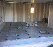 Pose carreaux 60×60 joint de 3MM avec calles autonivelant