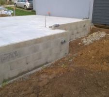 Vide sanitaire et dalle / pas de terrasse